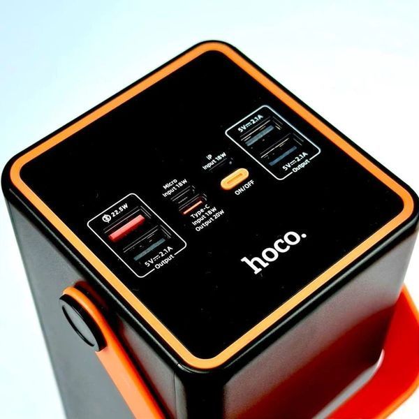 Повербанк з ліхтарем 90000mAh 22.5W Hoco J107 Super 333Wh PD20W 4xUSB/Type-C/MicroUSB 105950 фото