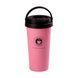 Термочашка Creative Cafe Style 500 мл з ручкою рожевий LU-HPGM501P фото 1