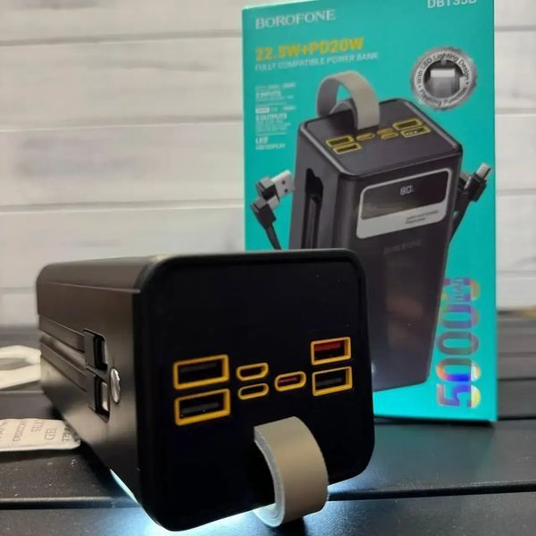 Повербанк Borofone DBT35B 50000 мАг / Power Bank 22.5W PD20W 102620 фото