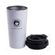 Термочашка Creative Cafe Style 500 мл з ручкою білий LU-HPGM501W фото 4