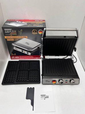 Контактний Гриль-вафельниця 2в1 Zepline ZP-809 3500W 103285 фото