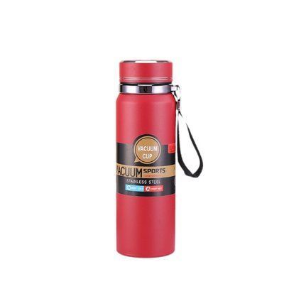Термос Vacuum Sports 1 л з датчиком температури та ситечком червоний LU-HP-14-30R фото
