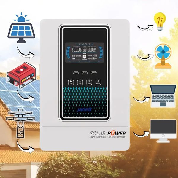 Гібридний інвертор із чистою синусоїдою на 48 Вт Jarrett 6.5KW чиста синусоїда 105260 фото