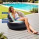 Надувне крісло AIR SOFA / Надувне велюрове крісло 80&times;80&times;67см Бежевий 106875 фото 4