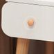 Макіяжний стіл з LED-дзеркалом та консоллю для спальні на 2 шухляди 80х40х120 см Білий 10101 фото 8