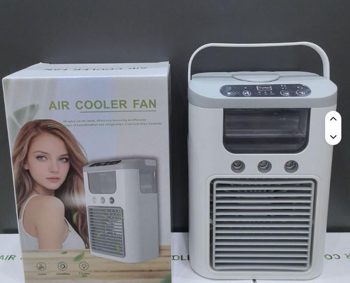 Вентилятор охолоджувач 3в1 Air Cooler Fan 1346 з USB-живленням, зволоженням та LED-підсвічуванням 104517 фото