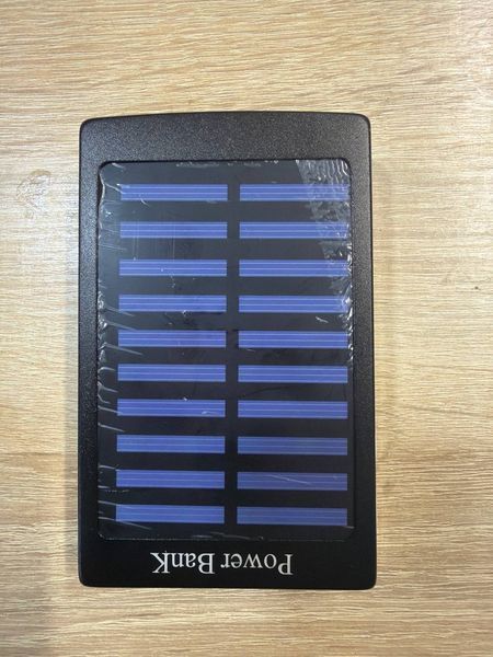 Сонячний Power Bank Solar 30000 mAh / Повербанк Solar 2xUSB з ліхтариком 106074 фото