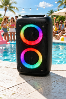 Бездротова багатофункціональна колонка ABS-3202 з RGB-підсвічуванням 106569 фото