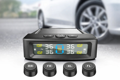 Система контролю тиску в шинах TPMS SOLAR + 4 зовнішні датчики 106803 фото