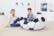 Надувне крісло-пуф Inflatable Sofa / Надувне крісло-мішок 110&times;110&times;85 см Чорно-білий 106884 фото 6