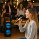Колонка-Bluetooth з двома 8 дюймовими динаміками / Акустична система з бездротовим мікрофоном GTS-1880 42 см 108357 фото 2