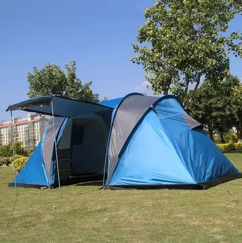 Намет туристичний шестимісний дві зони 2055 (150+150+150)*230*h200 15806 фото