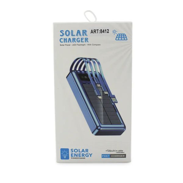 Мобільна зарядка POWER BANK 20000MAH Solar Z 102B 14299 фото