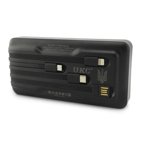 Мобільна зарядка POWER BANK 20000MAH Solar Z 102B 14299 фото