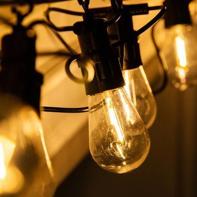 Вулична гірлянда ретро-формату на 10 Led-ламп, довжина 5 метрів, тепле біле освітлення 102658 фото