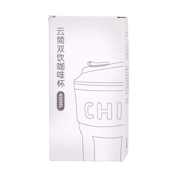 Термочашка Chiobbe 450 мл із трубочкою зелений LU-HP-14-18GR фото