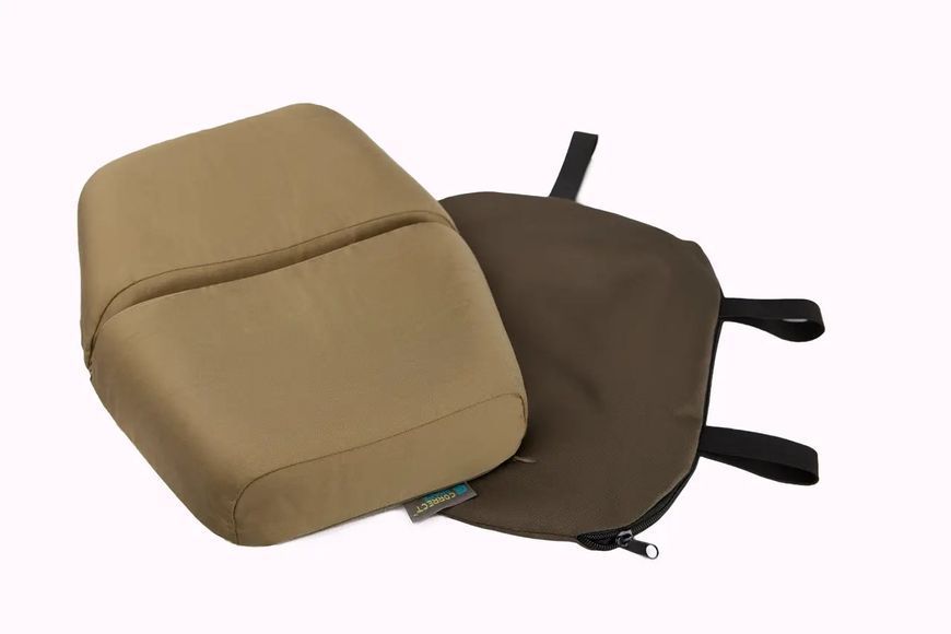 Похідна компактна ортопедична подушка для сну Travel Pillow Correct Shape&reg; розмір ХL хакі CS-1011-Hk фото