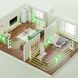 Вентилятор акумуляторний, 1200мАч, від USB, S-31 / Міні вентилятор портативний / Настільний вентилятор 104028 фото 4