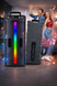 Портативна бездротова Bluetooth колонка-караоке TTD-2806 RGB-підсвічування, мікрофон, пульт ДК 106475 фото 1