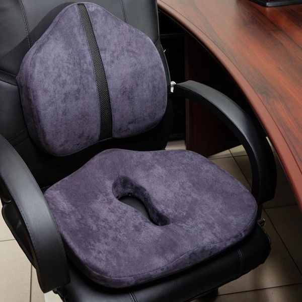 Ортопедична подушка під спину - СorrectLine Max (Memory Foam) Correct Shape&reg; чорний 1647137114 фото