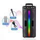 Портативна бездротова Bluetooth колонка-караоке TTD-2806 RGB-підсвічування, мікрофон, пульт ДК 106475 фото 3