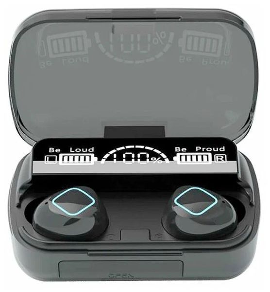 Бездротові навушники вкладиші з мікрофоном для Андроїд та IOS TWS WIRELESS (M10) 13643 фото