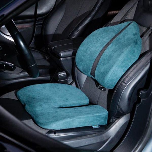 Ортопедична подушка під спину - Correct Line Max (Memory Foam) Correct Shape&reg; смарагдовий 1647137115 фото