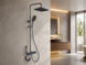 Душ/змішувач Faucet CR-25HT007 багатофункціональний з LED ГІДРОЕНЕРГЕТИКОЮ метал / Багатофункціональна душова система для ванної / Душова система настінна з верхнім, ручним та гігієнічним душем 107590 фото 1