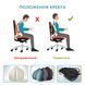 Ортопедична подушка під спину - Correct Line Max (Memory Foam) Correct Shape&reg; смарагдовий 1647137115 фото 3