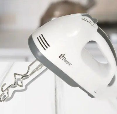 Ручний кухонний міксер 7 швидкостей 4 насадки DOMOTEC R-6633B 15847 фото