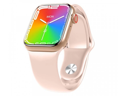 золоті Смарт-годинник Smart Watch GS7 MINI 41 мм, Фітнес годинник з тонометром та пульсоксиметром 105513 фото