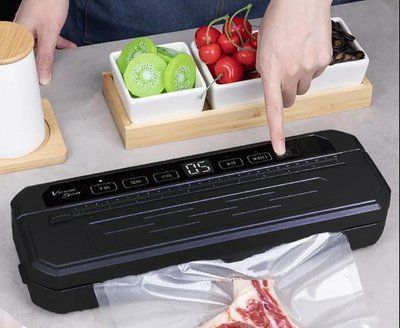Вакуумний пакувальник універсальний Food Vaccum Sealer 65 kPa 6 режимів 104576 фото
