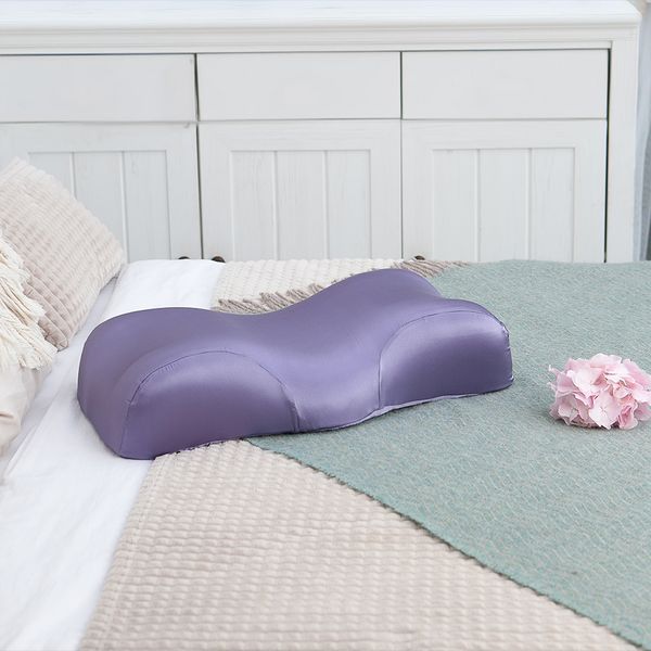 Ортопедична подушка Beauty Balance&reg; від зморшок сну та ранкової набряклості (MEMORY FOAM), шовк графітовий 1860735088 фото