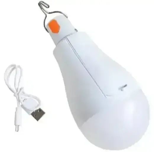Акумуляторна LED лампочка Е27 30W аварійного освітлення 6500К 105646 фото