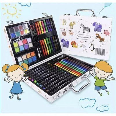 Дитячий набір водних олівців та маркерів 58 предметів NO:001 21049 фото