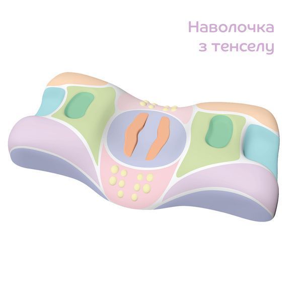 Ортопедична подушка Beauty Balance&reg; проти зморшок сну та ранкової набряклості (MEMORY FOAM) тенсел блакитний 1860757827 фото
