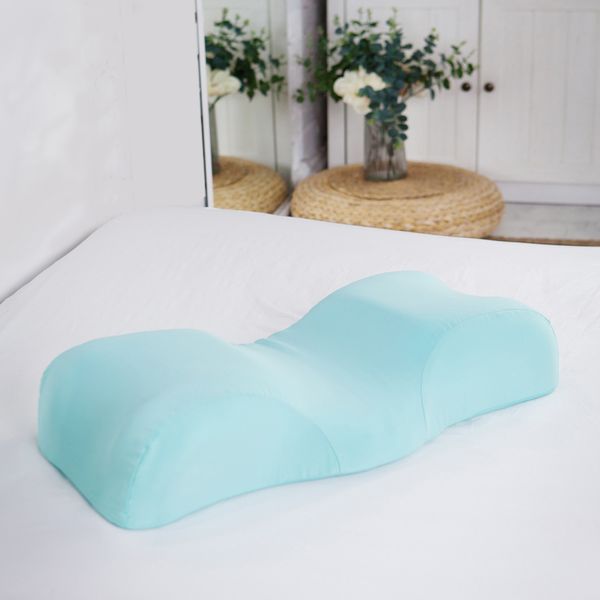 Ортопедична подушка Beauty Balance&reg; проти зморшок сну та ранкової набряклості (MEMORY FOAM) тенсел блакитний 1860757827 фото