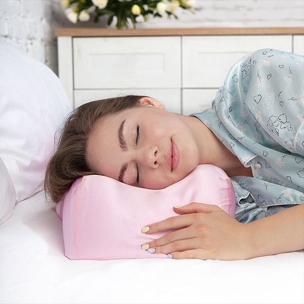 Ортопедична подушка Beauty Balance&reg; проти зморшок сну та ранкової набряклості (MEMORY FOAM) тенсел блакитний 1860757827 фото
