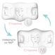 Ортопедична подушка Beauty Balance&reg; проти зморшок сну та ранкової набряклості (MEMORY FOAM) тенсел блакитний 1860757827 фото 9