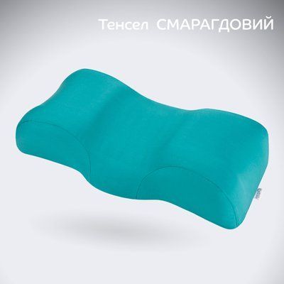 Ортопедична подушка Beauty Balance&reg; від зморшок сну та ранкової набряклості (MEMORY FOAM) тенсел смарагдовий 1860757828 фото