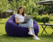 Надувне крісло-пуф Inflatable Sofa / Надувне крісло-мішок 110&times;110&times;85 см Фіолетове 108507 фото 2