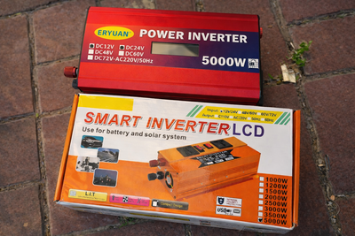 Автомобільний інвертор з 12V/24V на 220V 5000W LCD SMART / Перетворювач напруги 105945 фото
