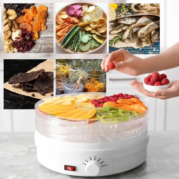 Сушарка для овочів, фруктів, грибів Maltec DryMaster 500W, 6 ярусів 107859 фото