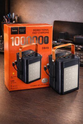 Портативний акумулятор Power Bank Hoco DB49 Action 22.5W 100000 mAh QC3.0 PD20W 105948 фото