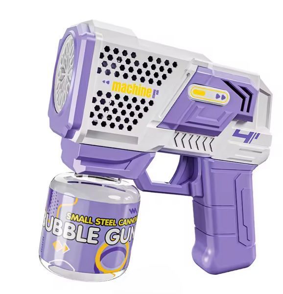 Іграшковий пістолет Бластер генератор мильних бульбашок Bubble Gun 104082 фото