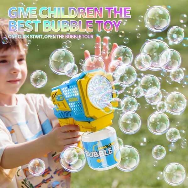 Іграшковий пістолет Бластер генератор мильних бульбашок Bubble Gun 104082 фото