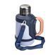 Термос для туризму Vacuum Cup 1.5 л з фліп кришкою та складаними ручками темно-синій LU-HP-14-21BL фото 3