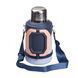 Термос для туризму Vacuum Cup 1.5 л з фліп кришкою та складаними ручками темно-синій LU-HP-14-21BL фото 1
