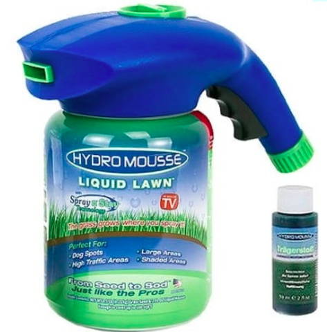 Рідкий газон HYDRO MOUSSE + розпилювач для гідропосіву 17663 фото